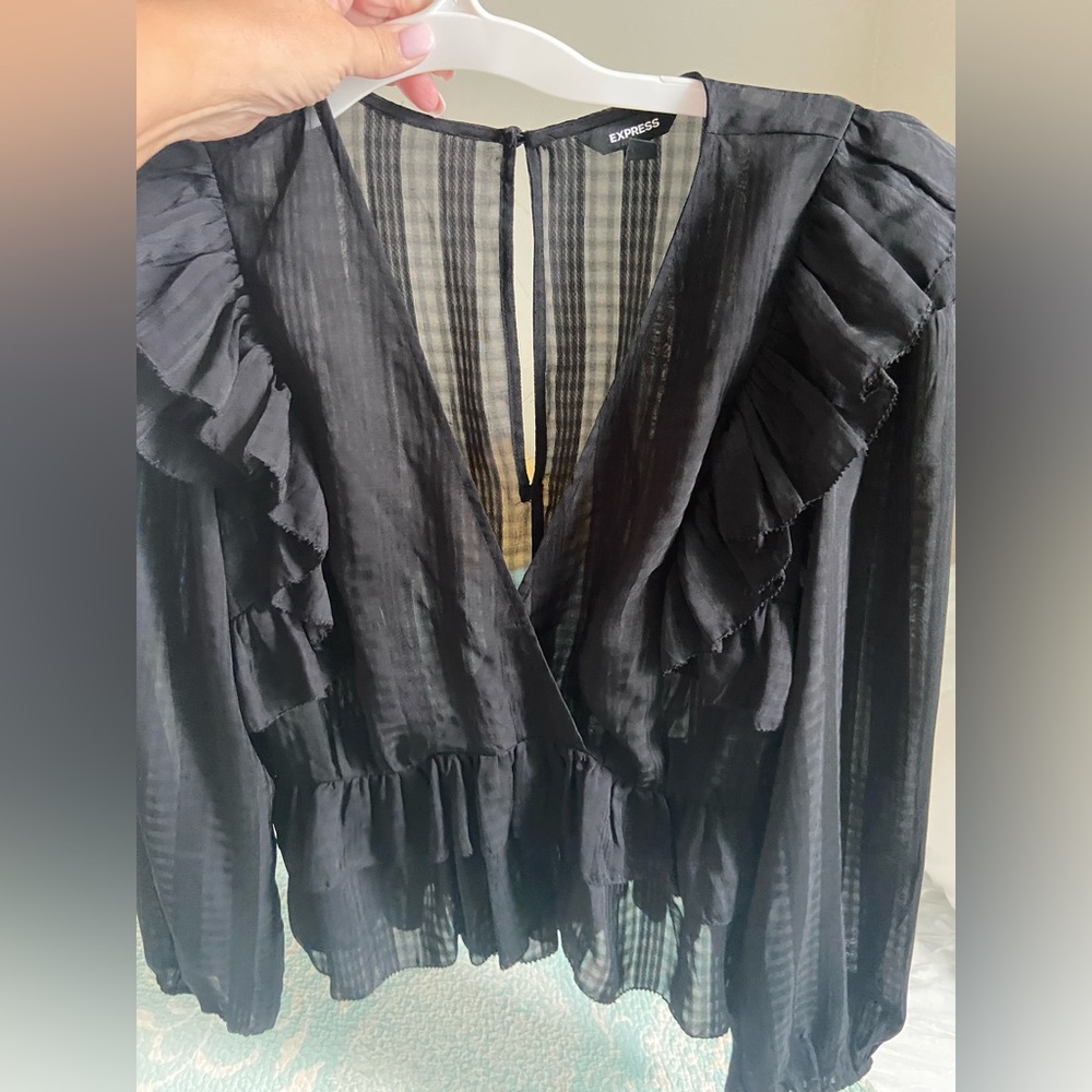 Express ruffled blouse